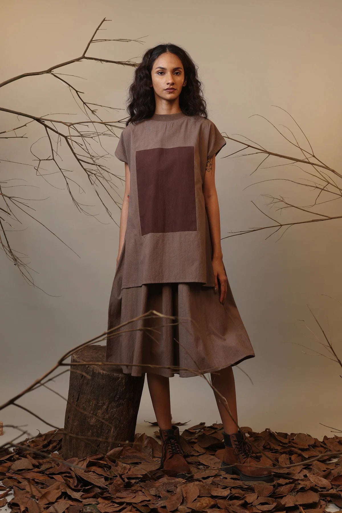 Beige CB Stara Dress