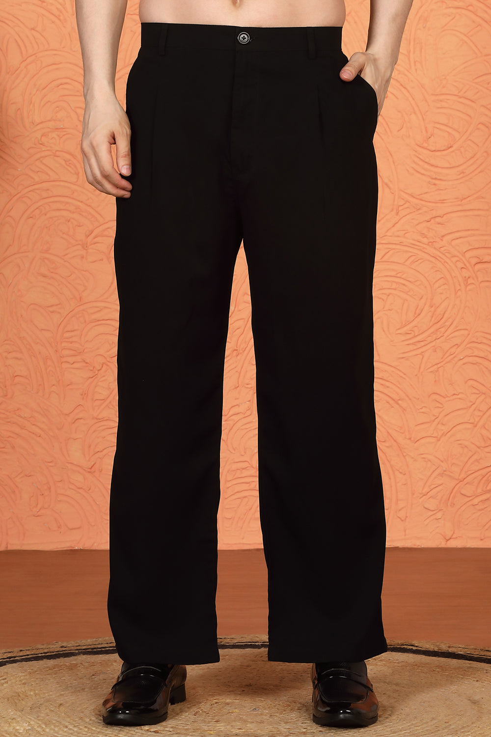 Multi Colored Flora Embroidered Kurta with Loose Fit Parallel Matching Pants