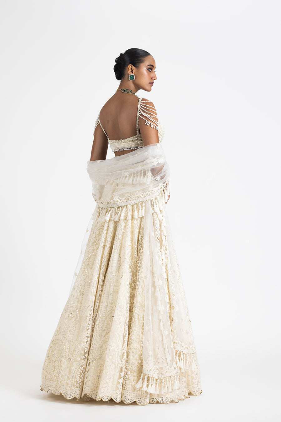 OFF WHITE LEHENGA SET