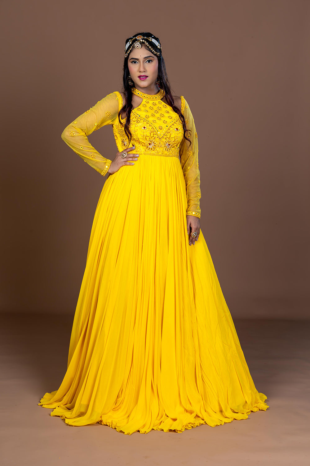 Phool Anarkali Set