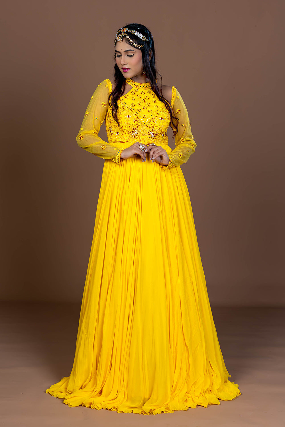 Phool Anarkali Set