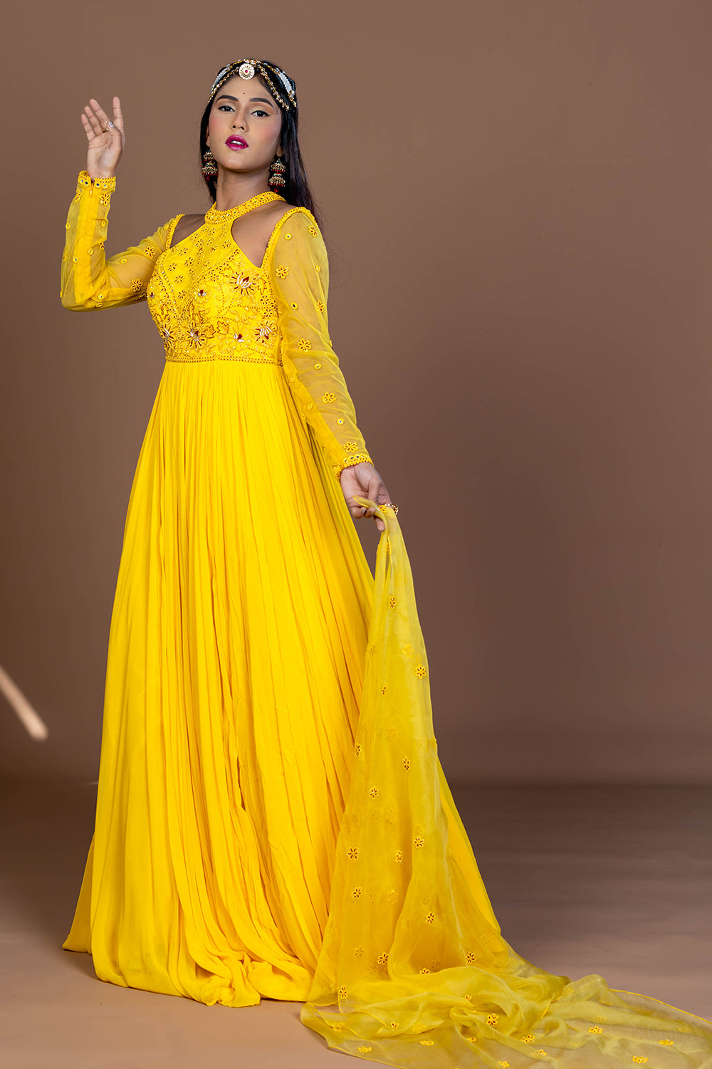 Phool Anarkali Set