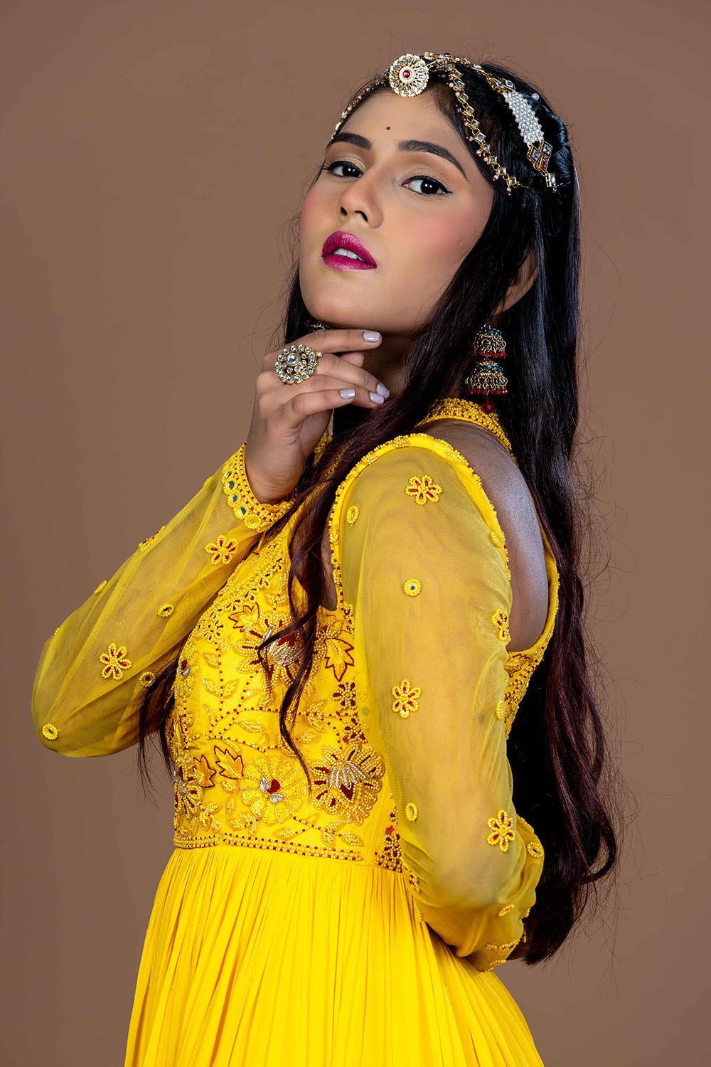 Phool Anarkali Set