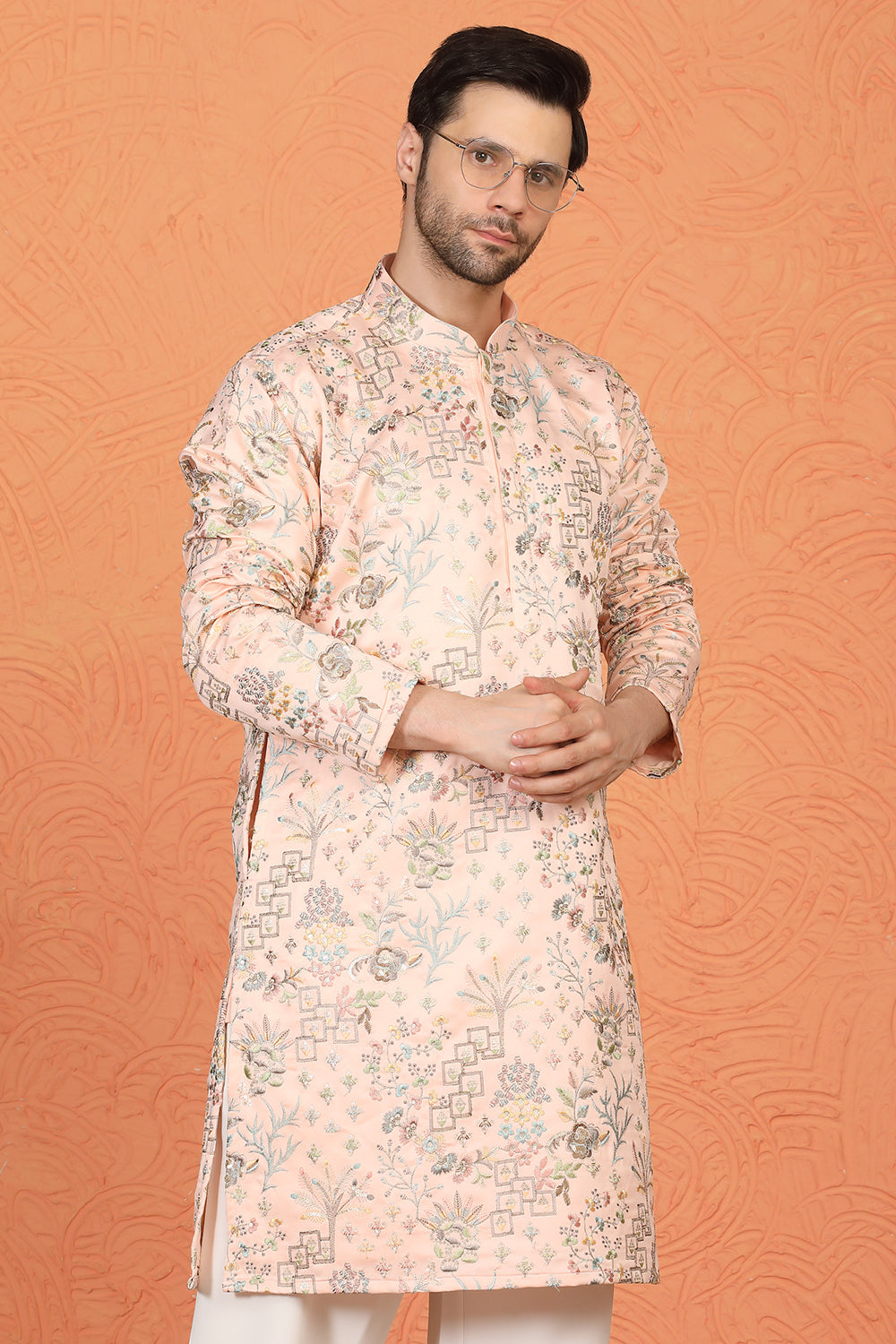 Phool Jahaan All Over Embroidered Kurta with Loose Fit Parallel Pants