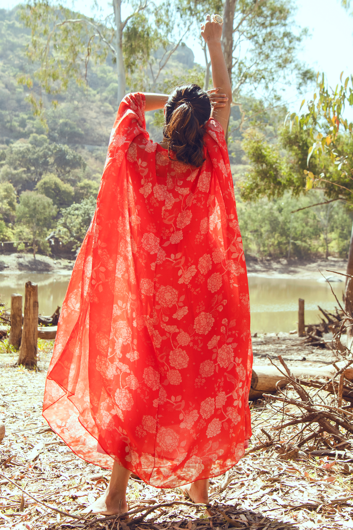 HAZEL KAFTAN – RED