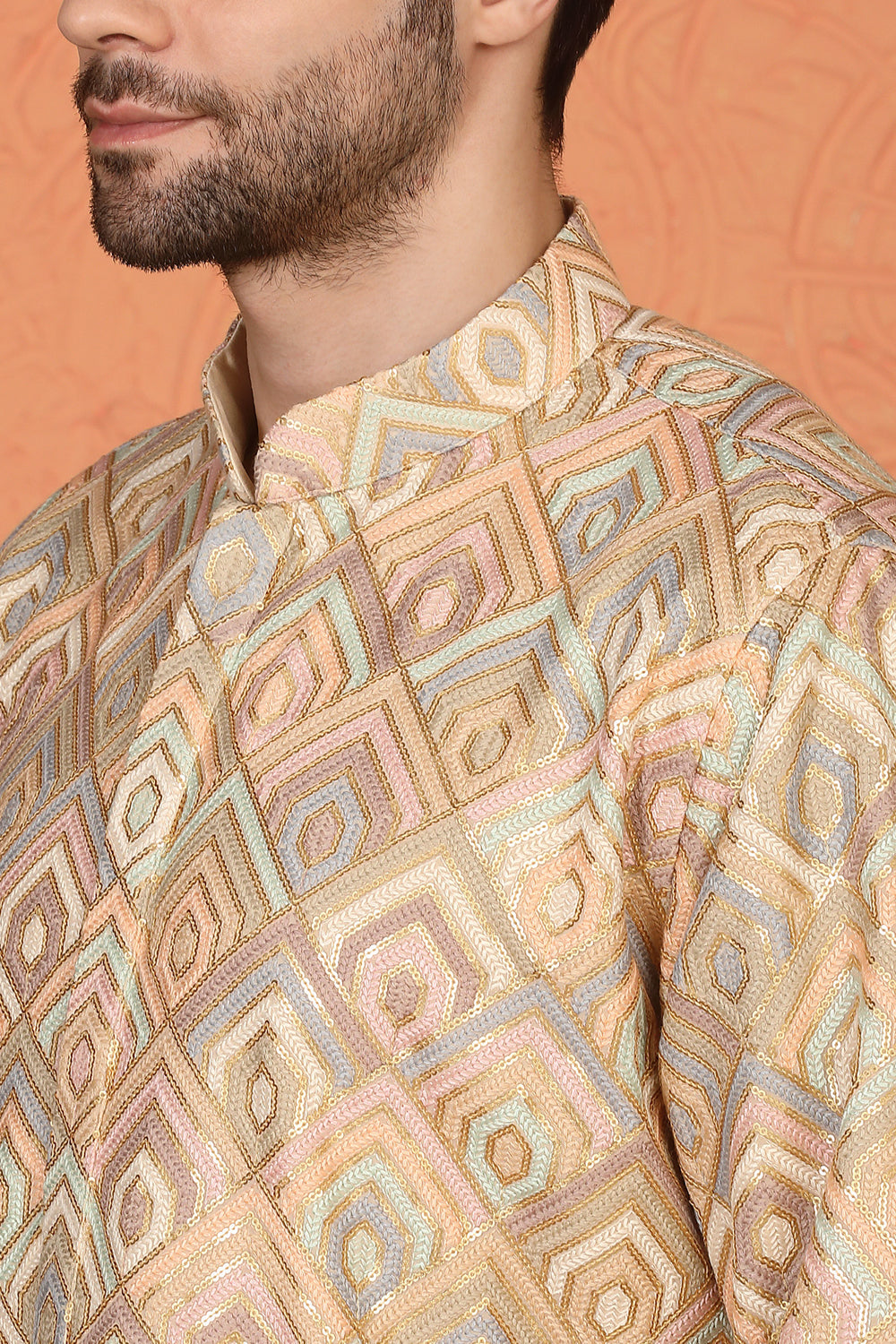 Prafullit Embroidered Kurta with Loose Fit Back Elastic Parallel Pants And Dupatta