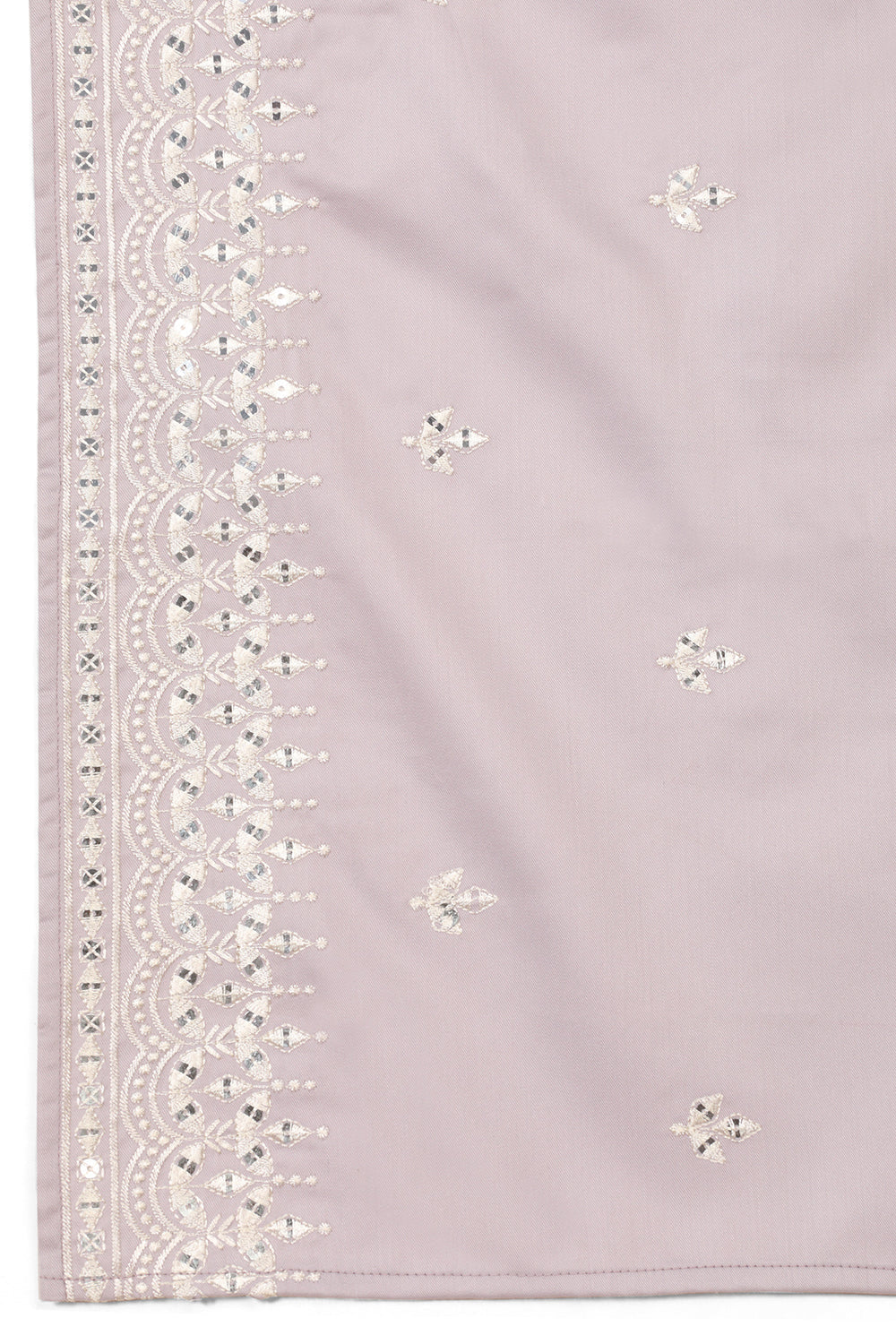 Raas Mirror Embroidered Kurta with Loose Fit Parallel Pants And Dupatta