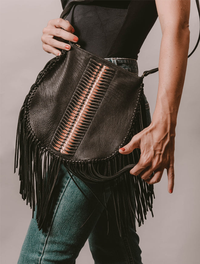 Santana Stitch Crossbody - Vintage Leather