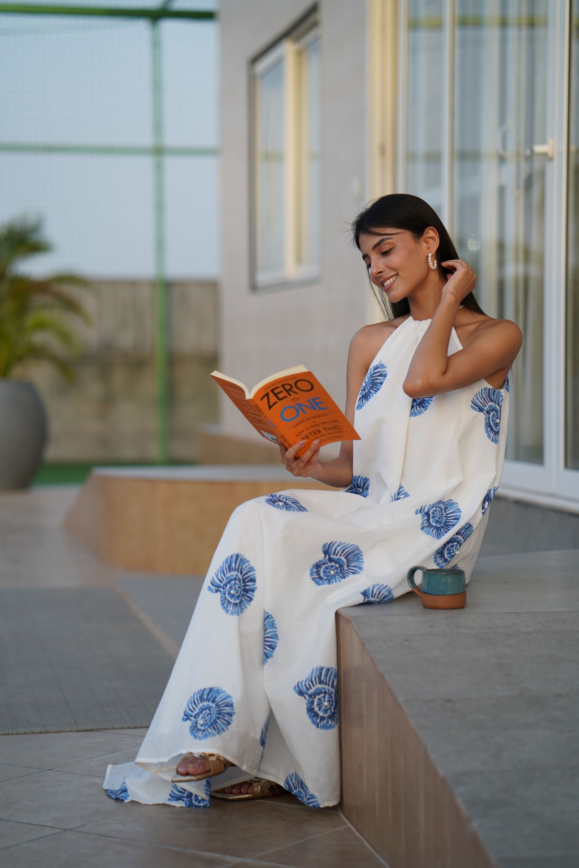 Sea Swirl One Size Maxi Dress