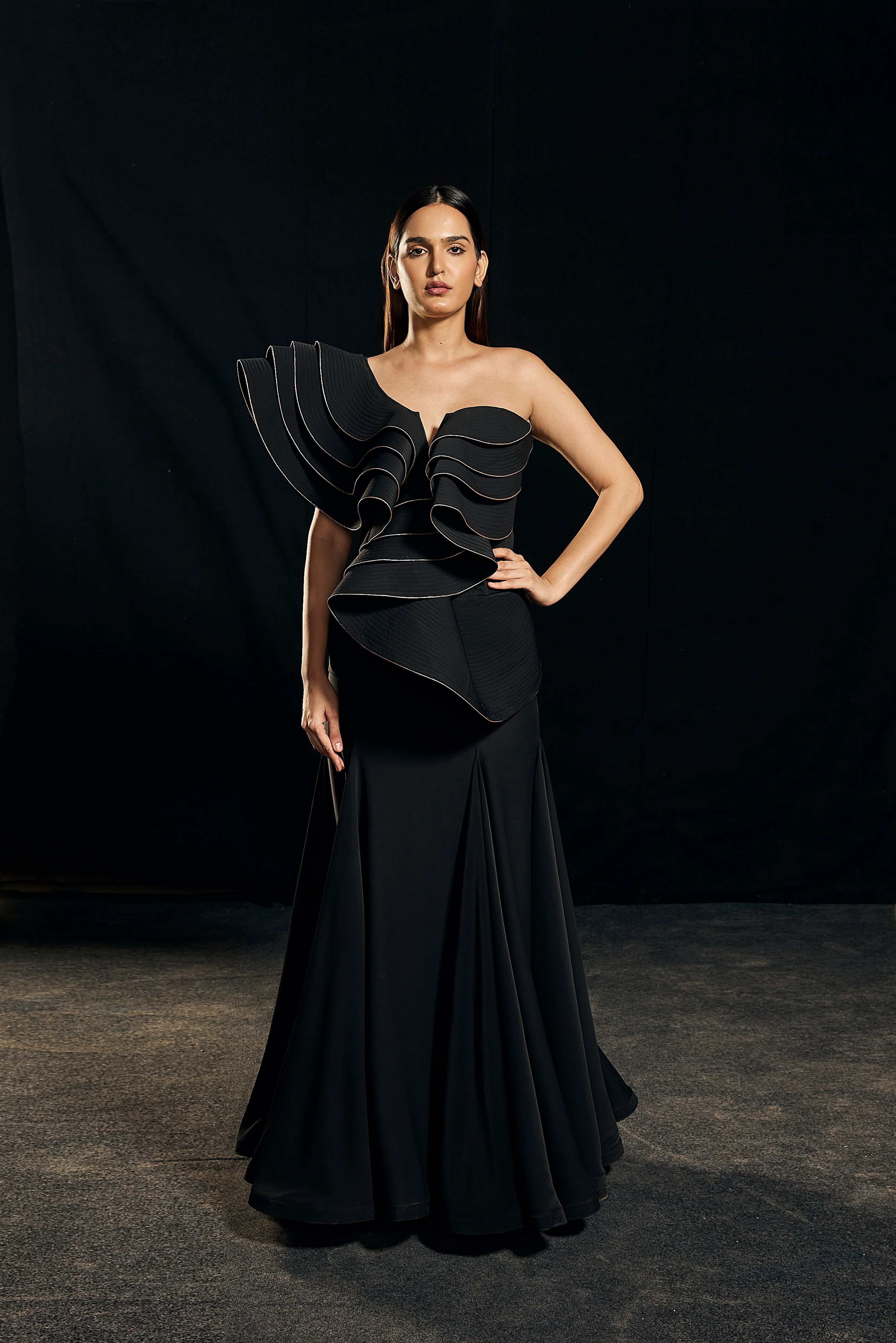 Red carpet structural corset