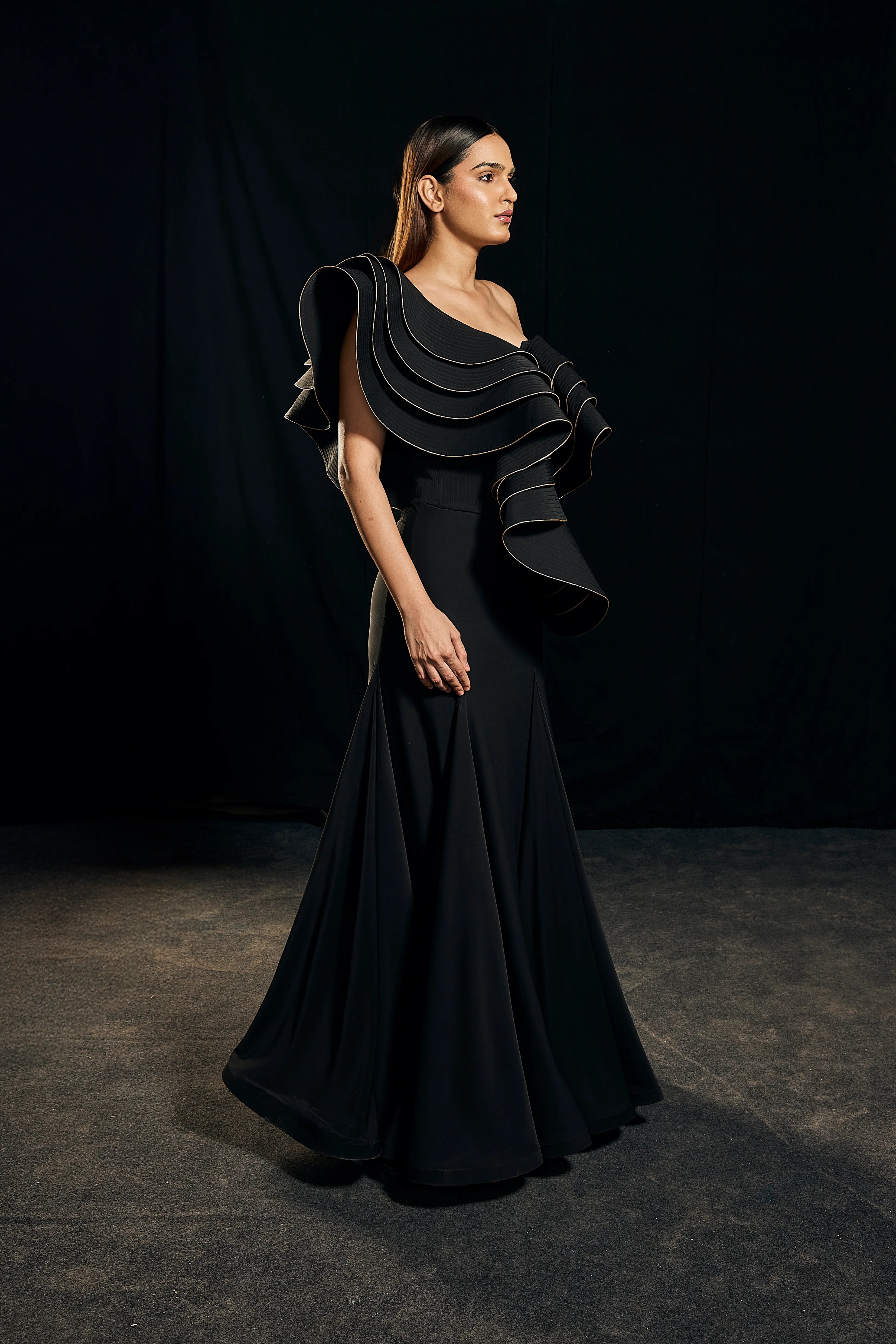 Red carpet structural corset