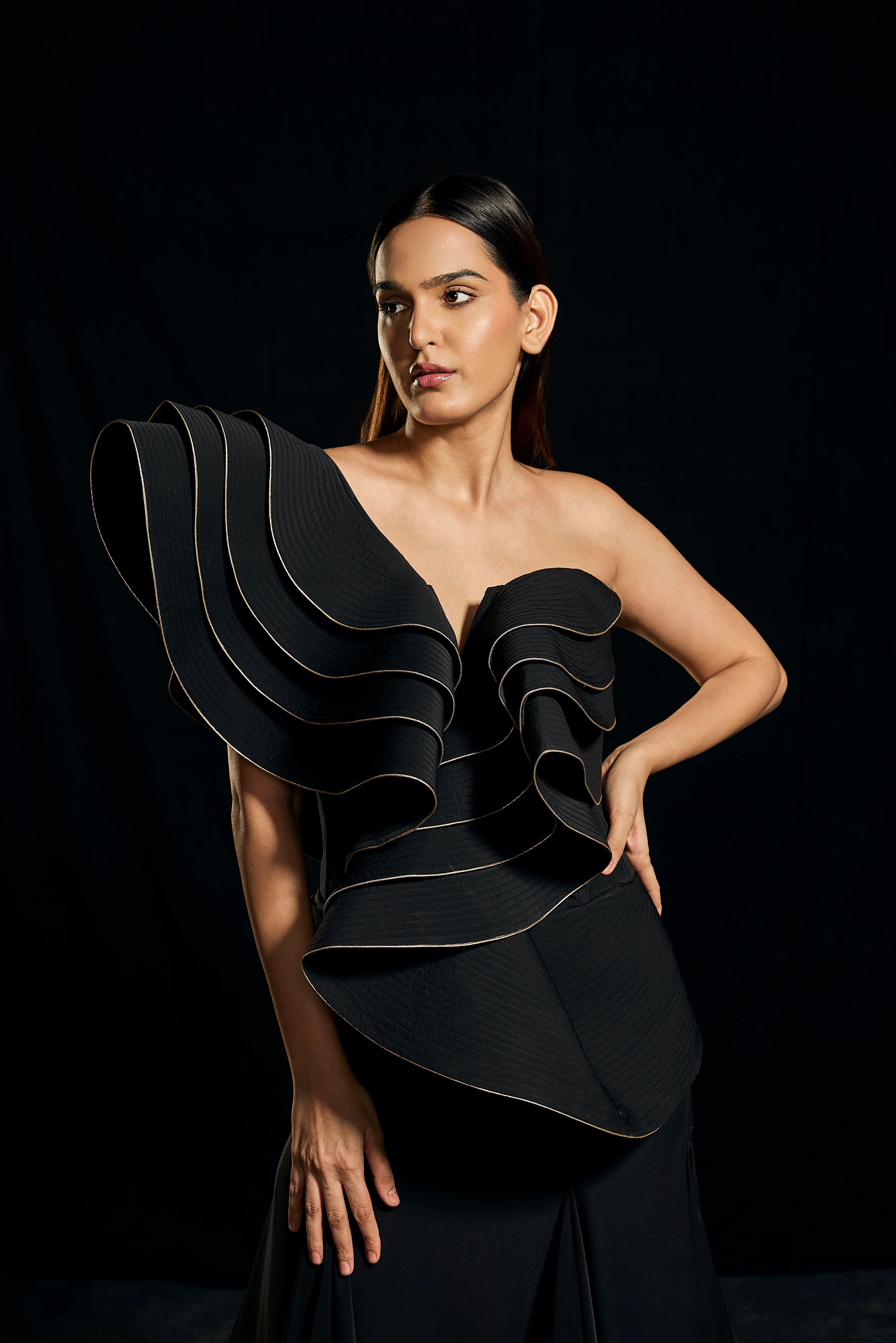 Red carpet structural corset