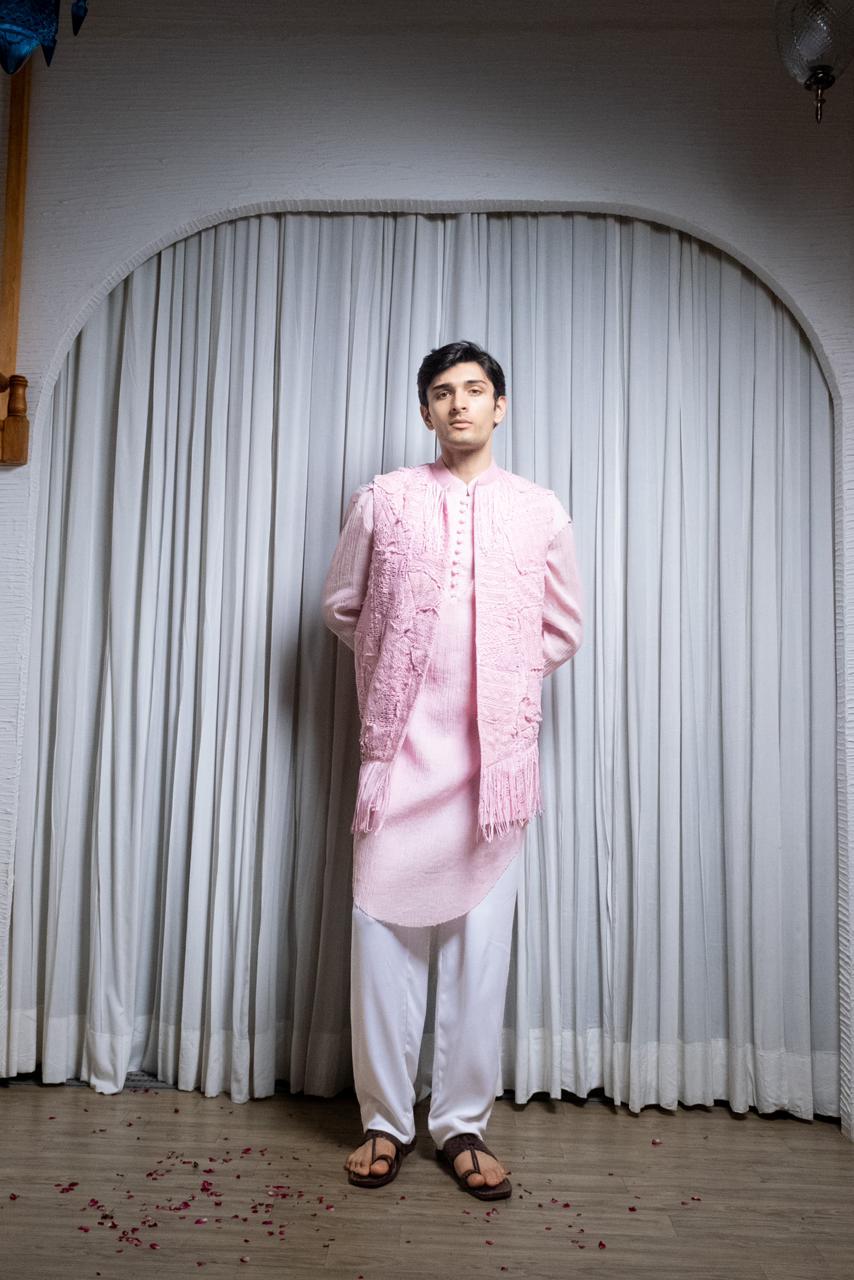 Half Jacket Kurta Set