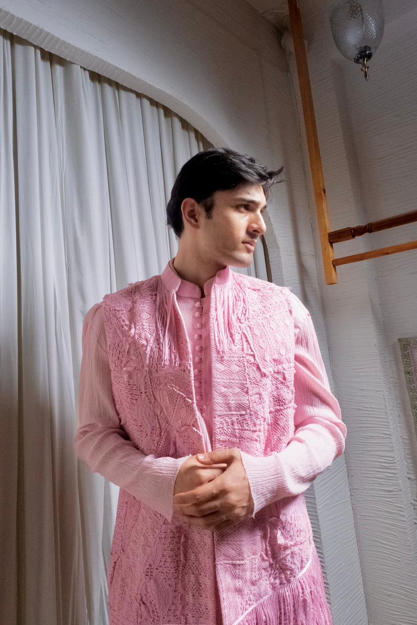 Half Jacket Kurta Set