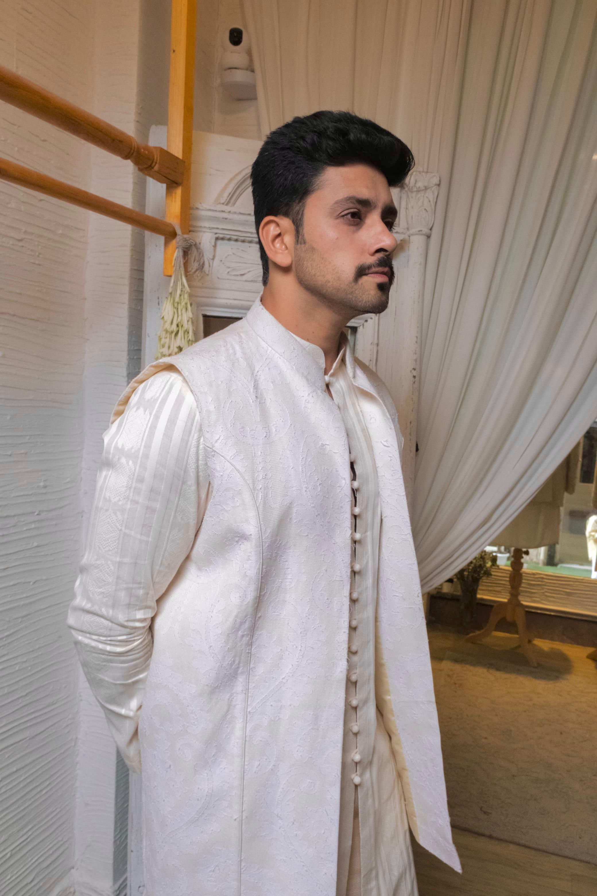 Half Jacket Kurta Set