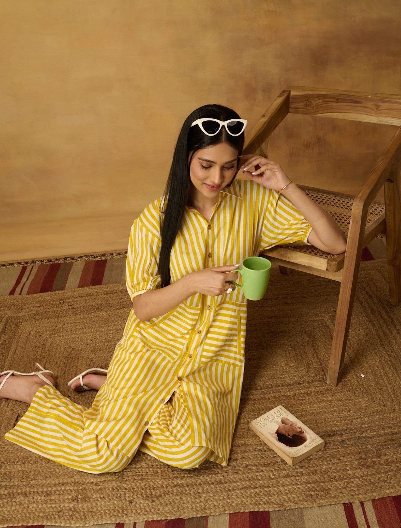 Lemon Stripe Coord set (Set of 2)