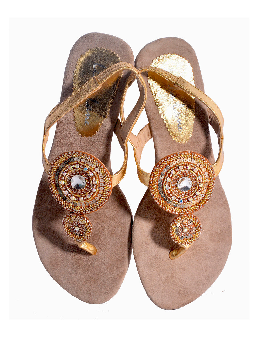 Victoria Double Medallion Mini Wedge