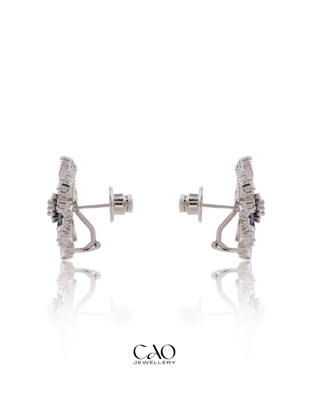 Blue Bloom Studs