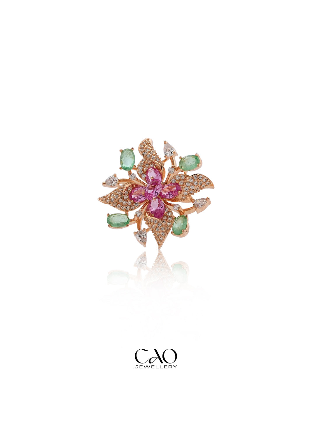 Floral Spark Ring