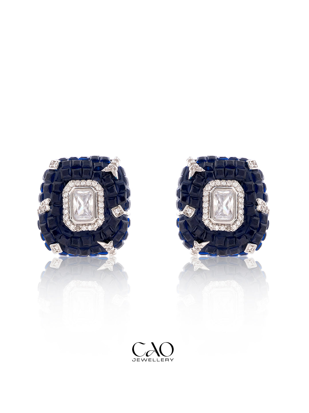Midnight Shine Studs