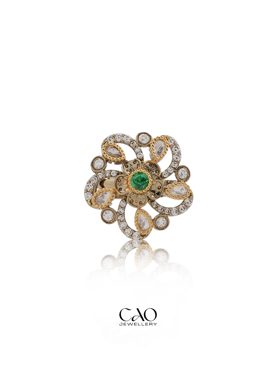 Twisted Petal Ring