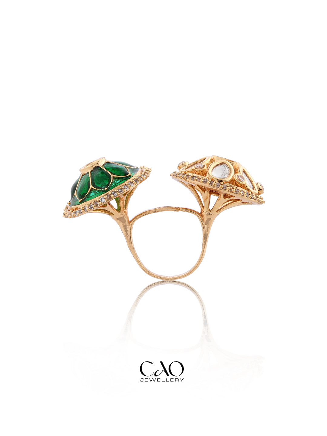 Dual Bloom Ring (Size 7)