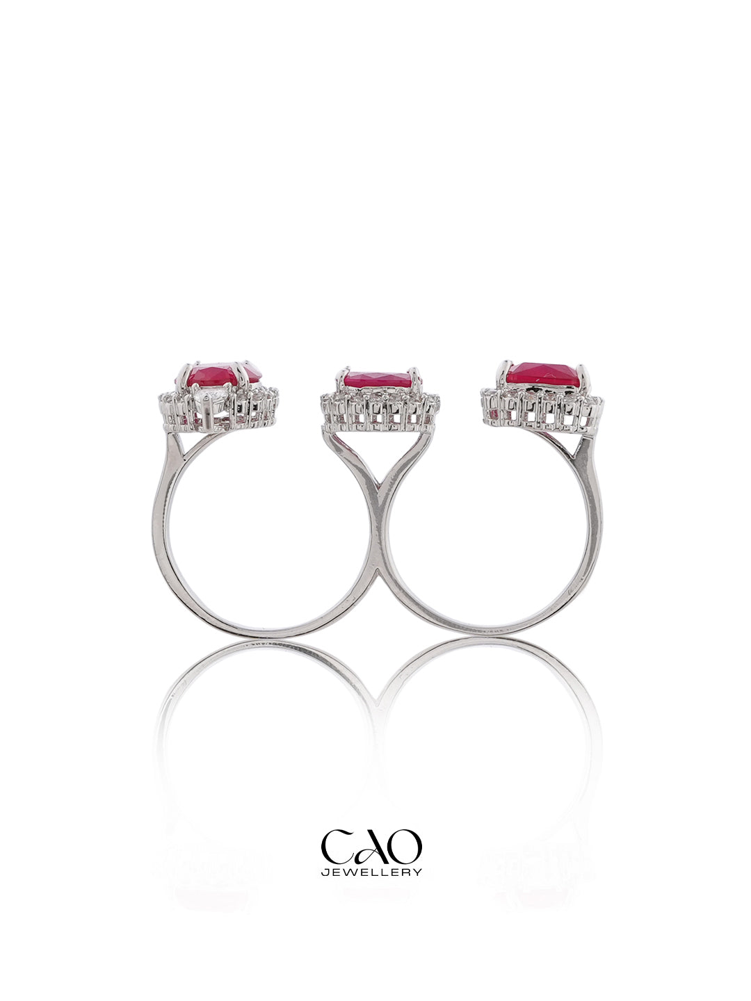 Ruby Trio Ring