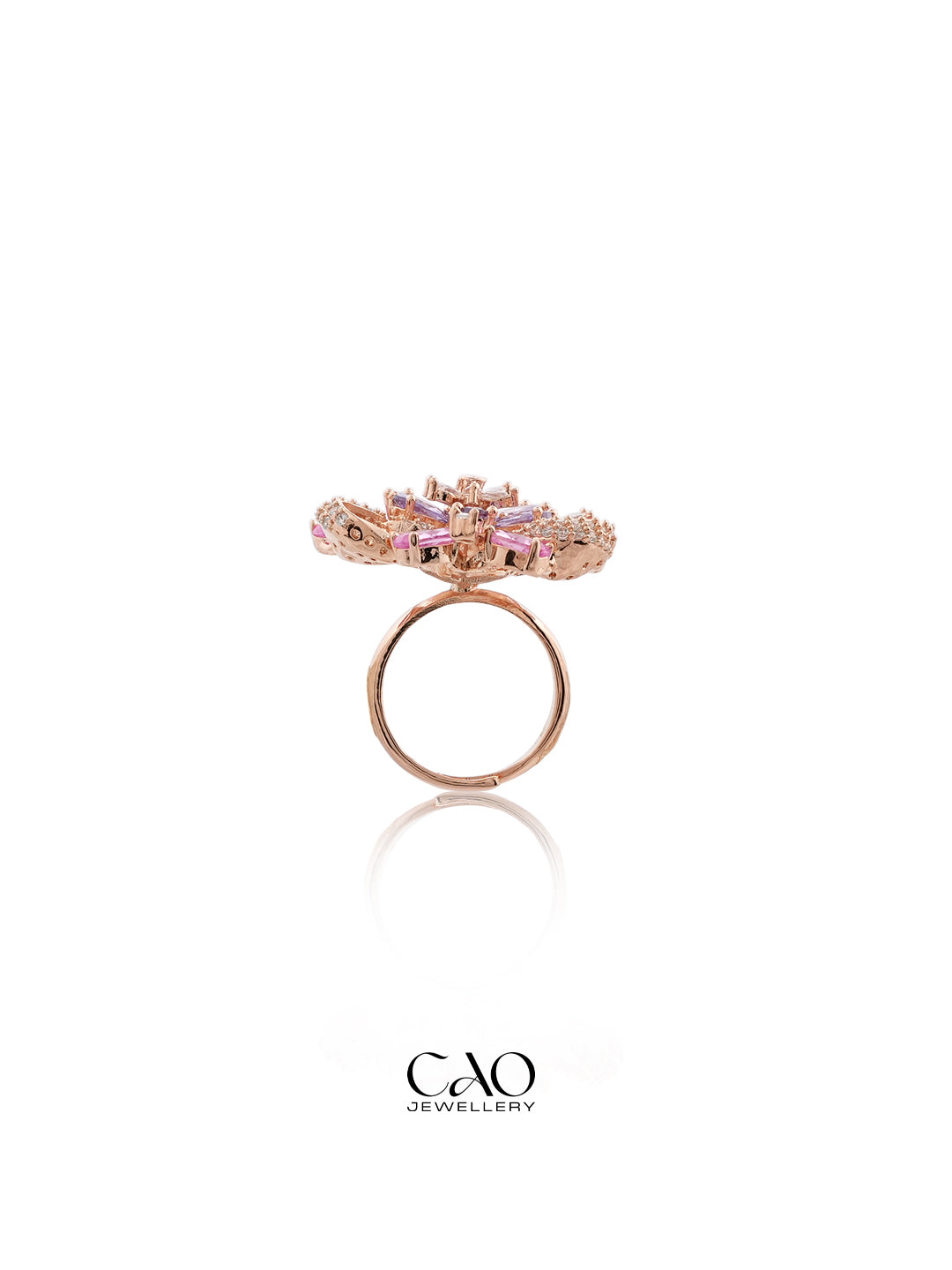 Violet Bloom Ring