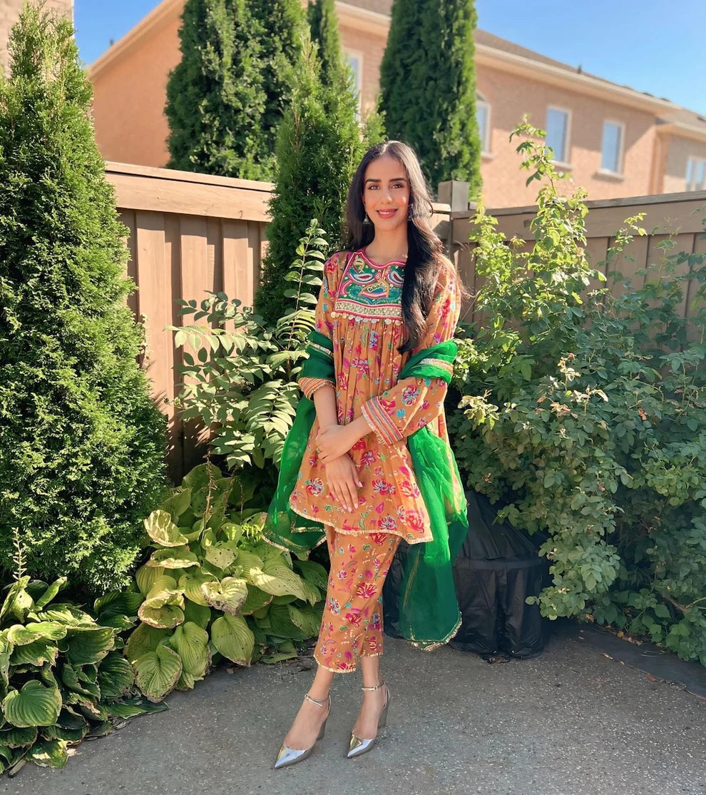 Gul kurta set