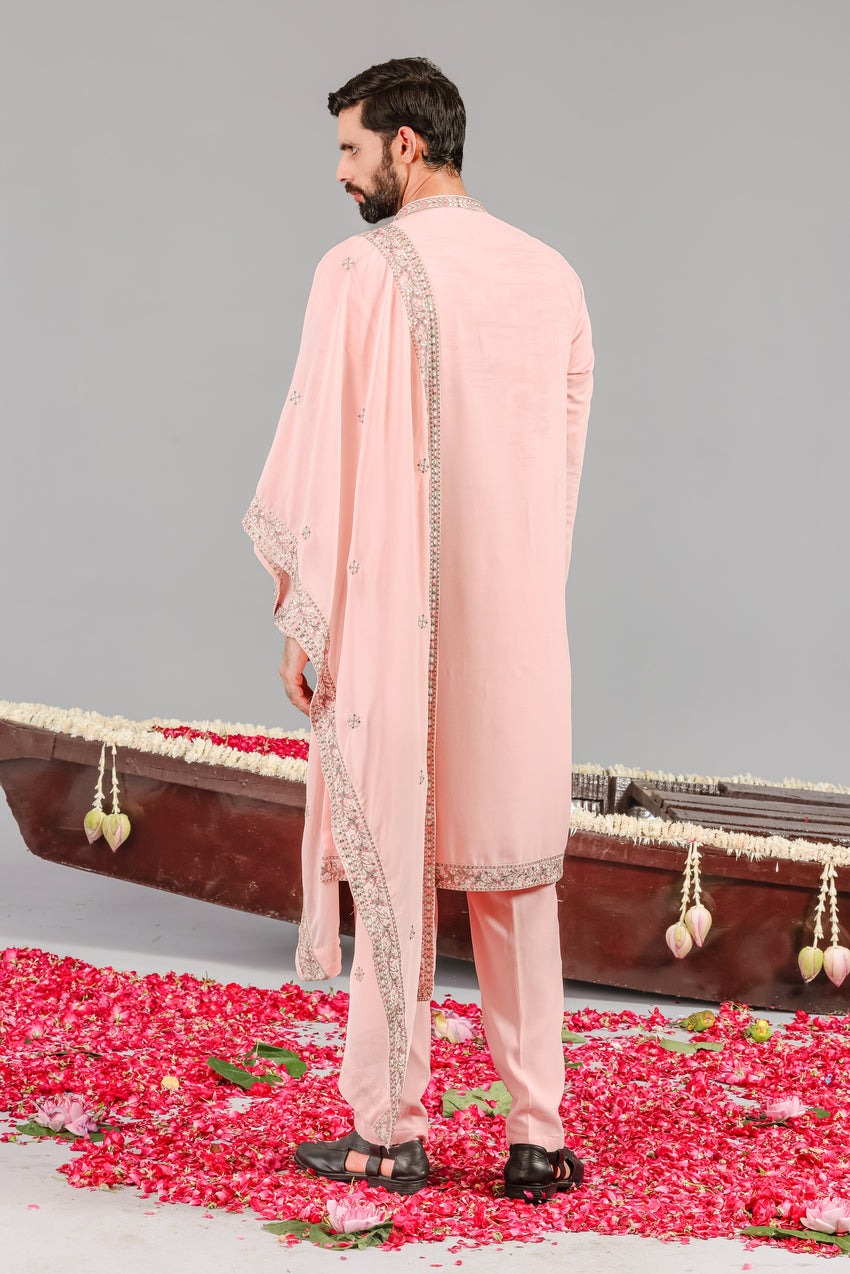 LADKIWALE PINK KURTA SET