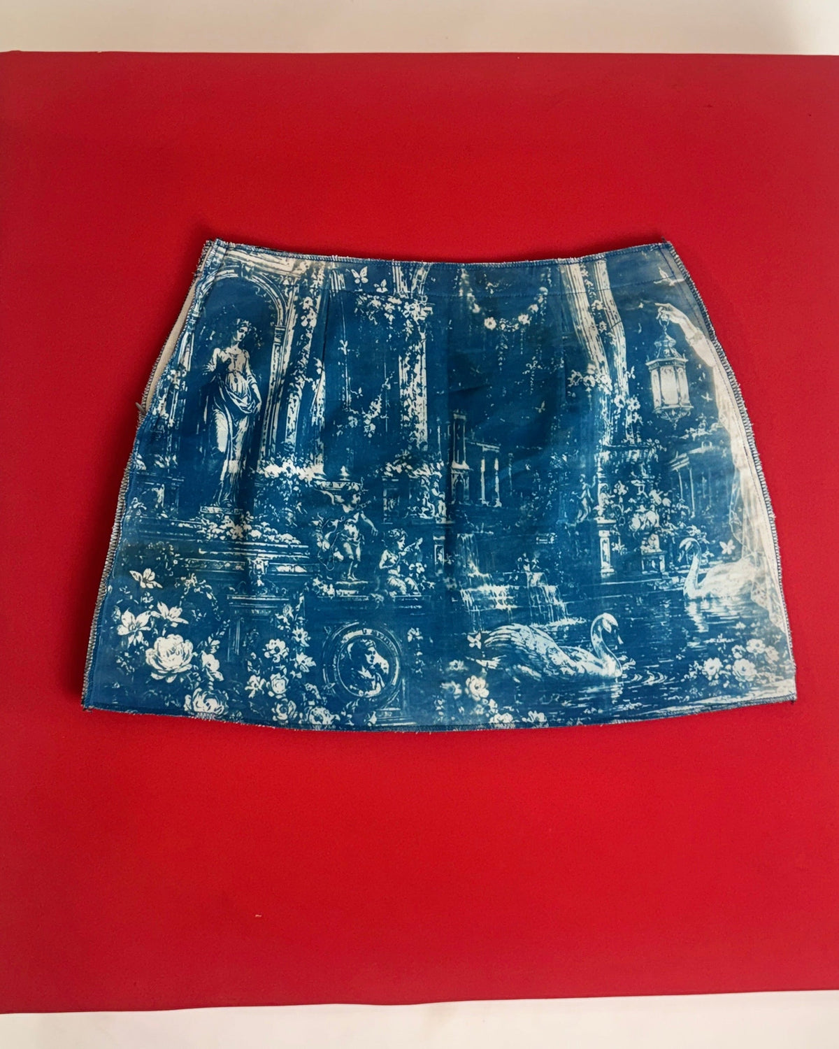 Roman reverie denim skirt