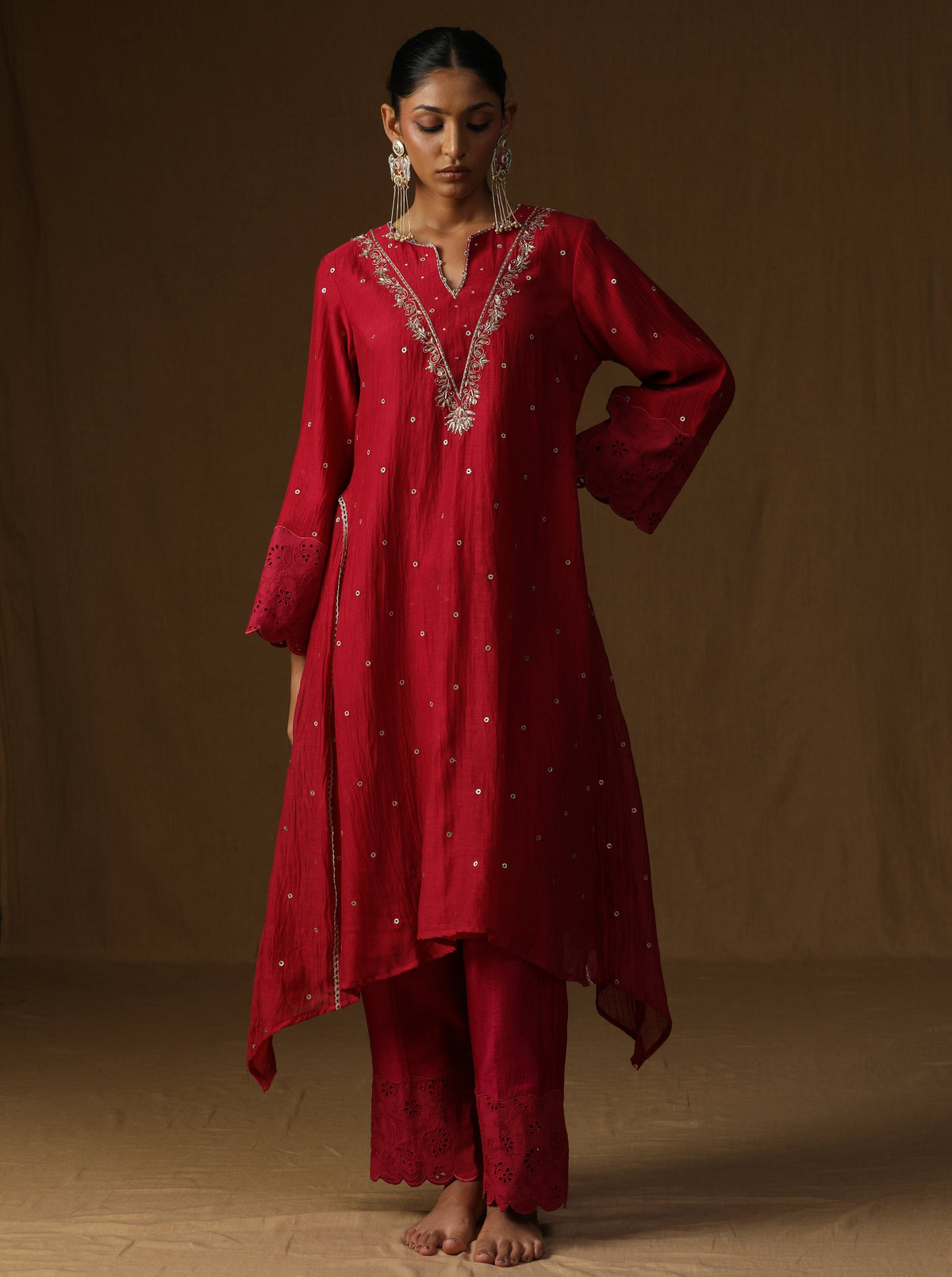 Sakhi Noor Gulab Kurta Set