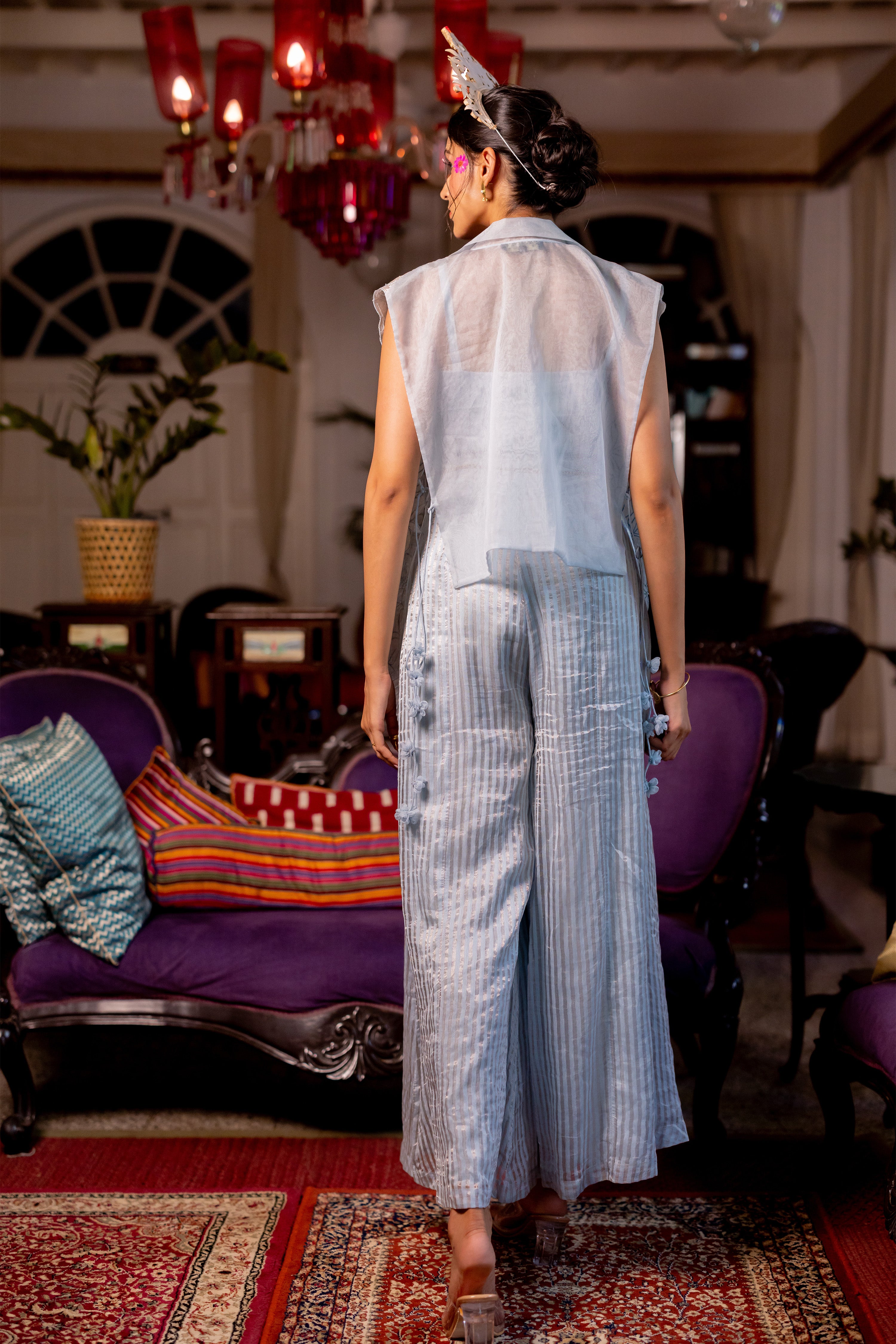 Powder blue blazer set (Marlin)