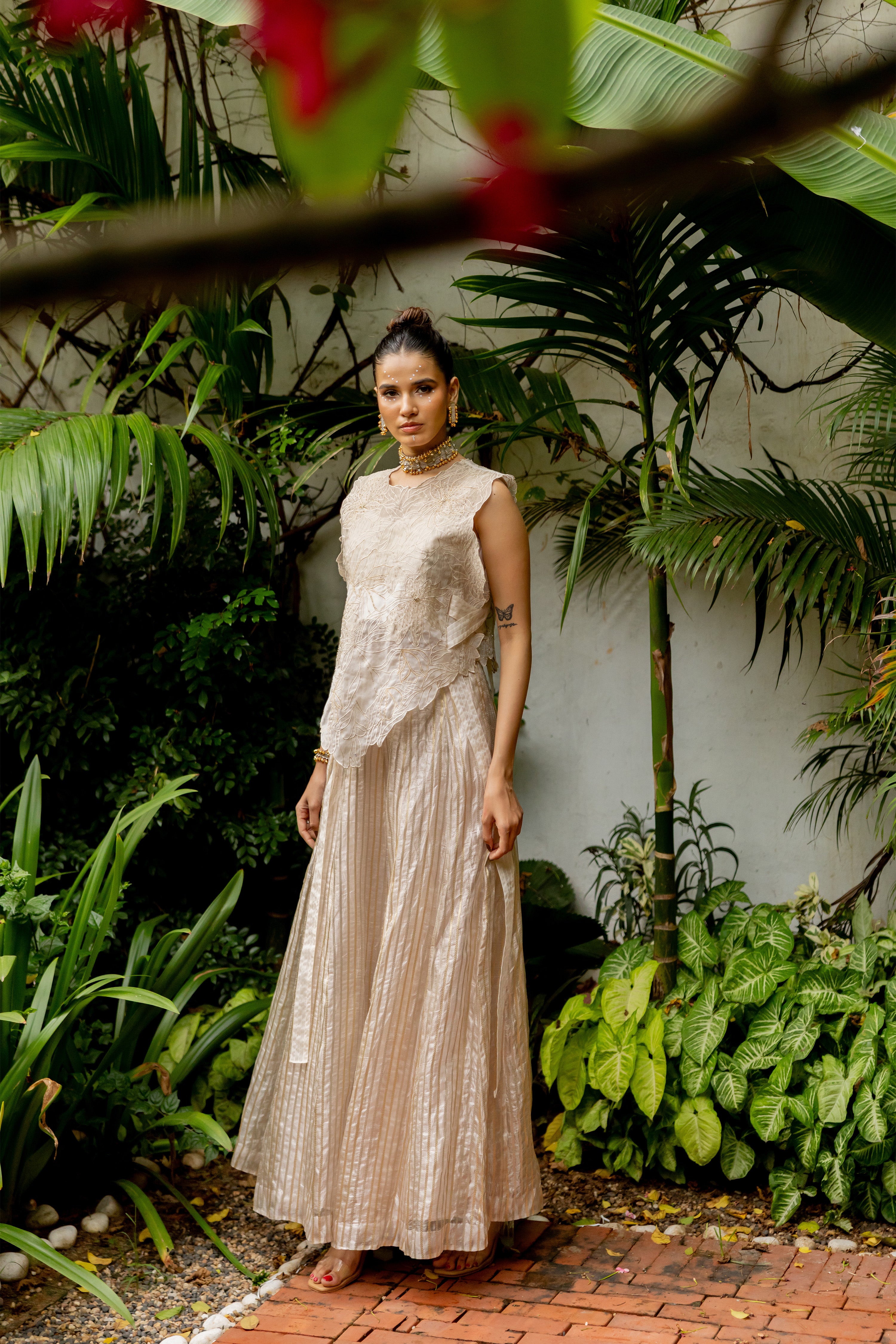 Ivory Bib set (Lorena)