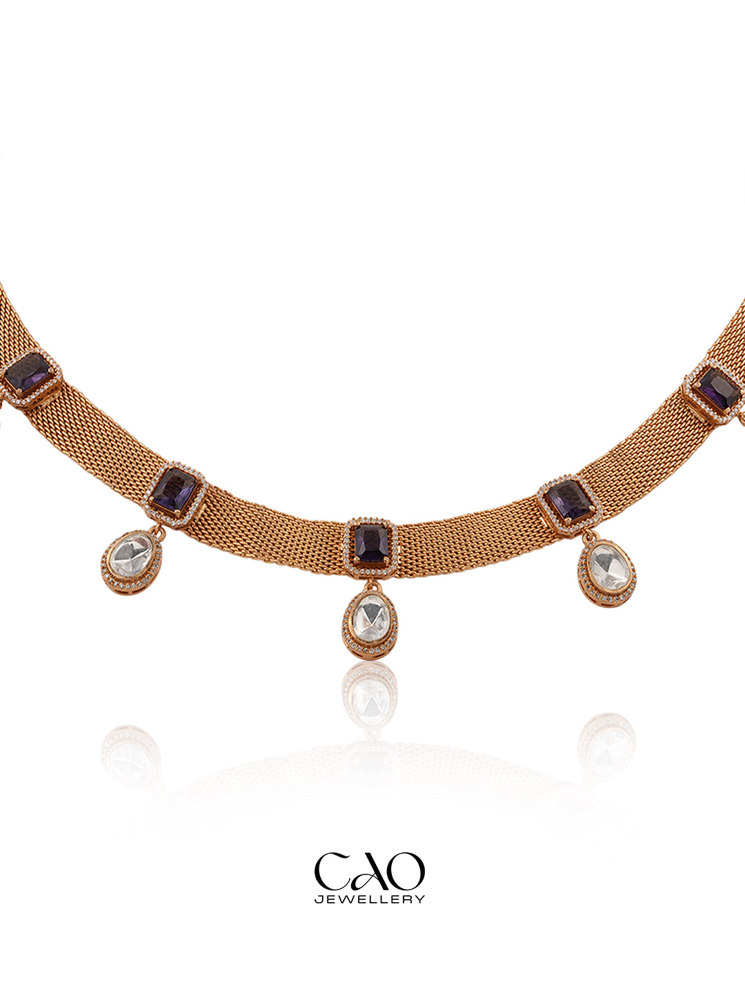 Midnight Mesh Necklace
