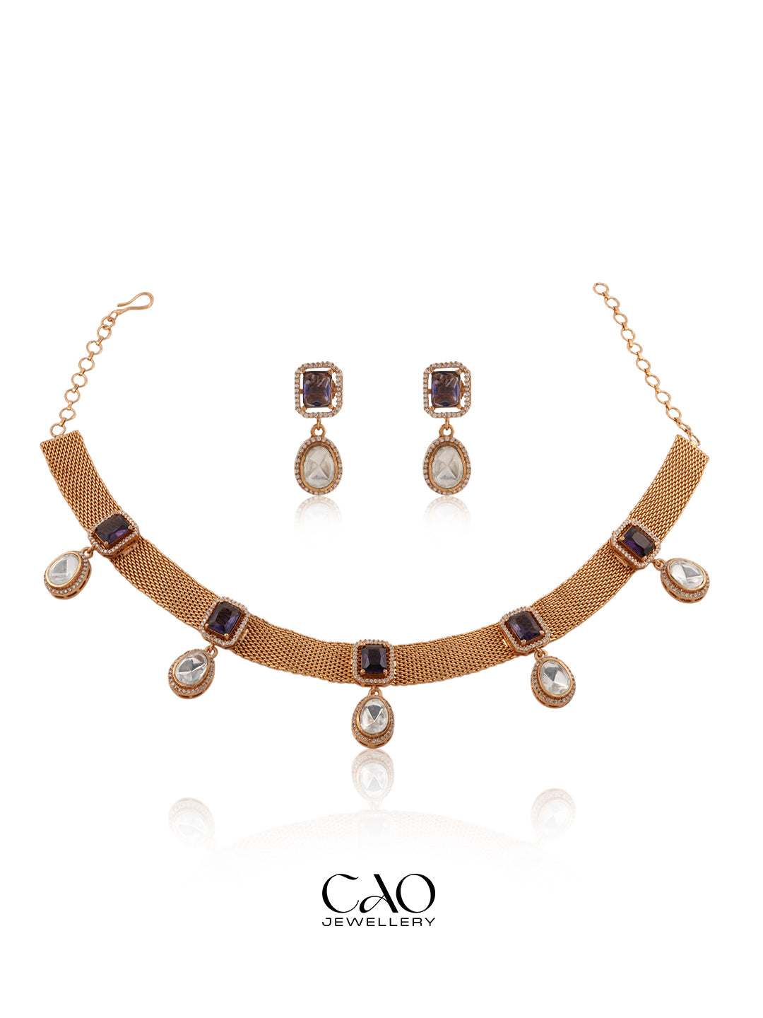 Midnight Mesh Necklace
