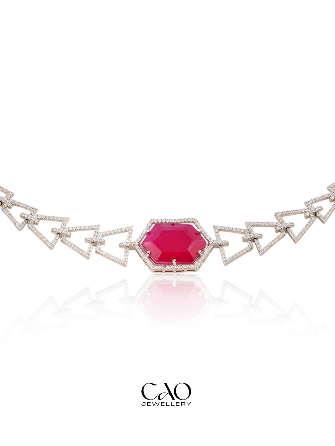 Crimson Ruby Necklace