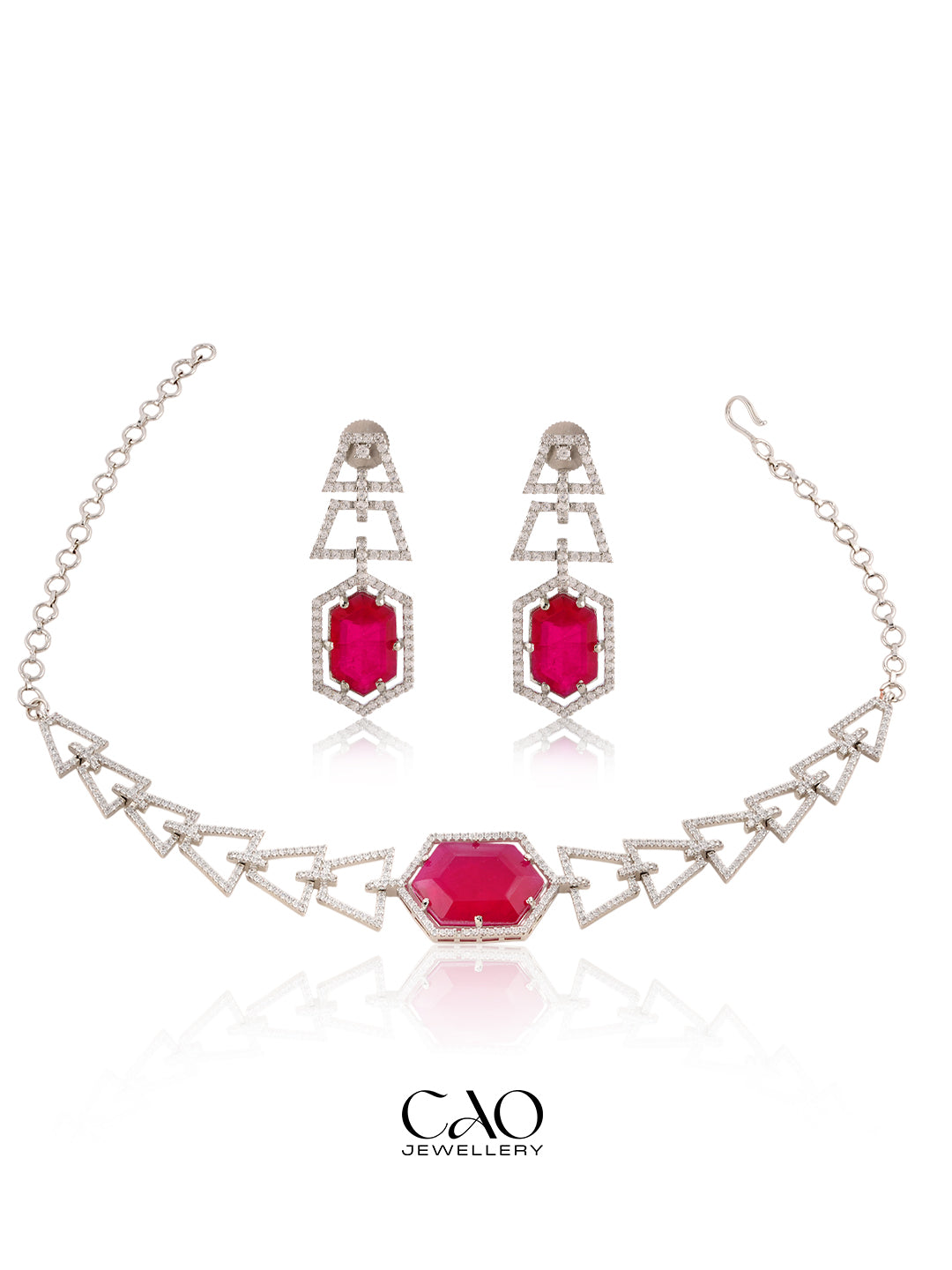 Crimson Ruby Necklace