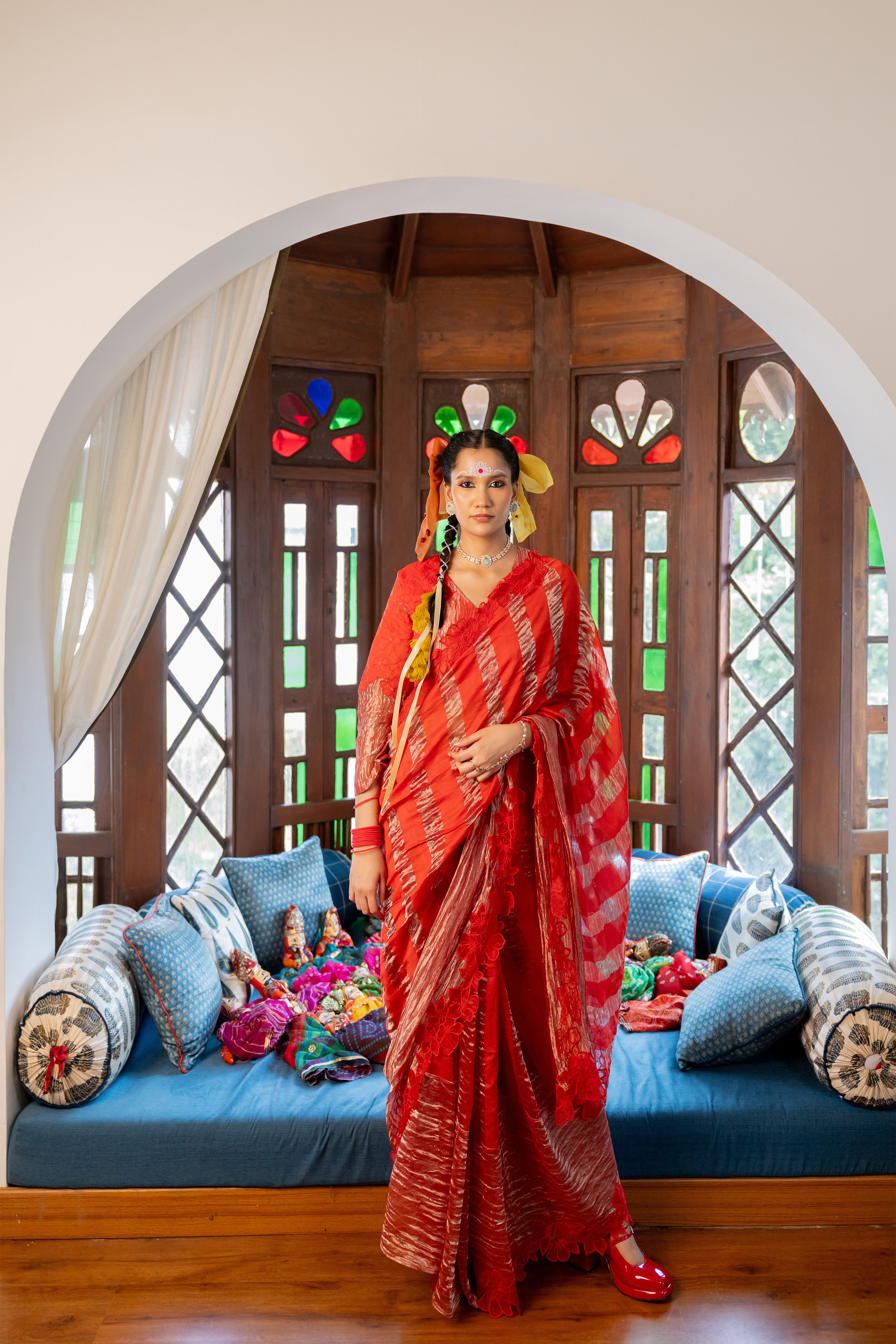 RED SAREE (Rohini)