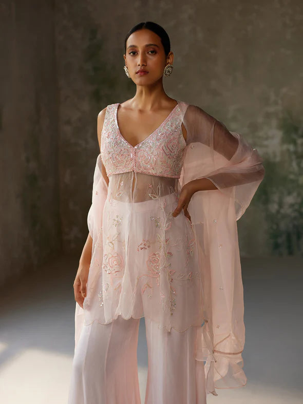 PEONY PINK SHARARA SET