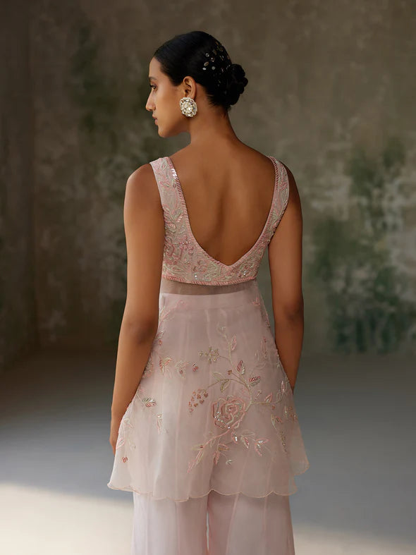 PEONY PINK SHARARA SET