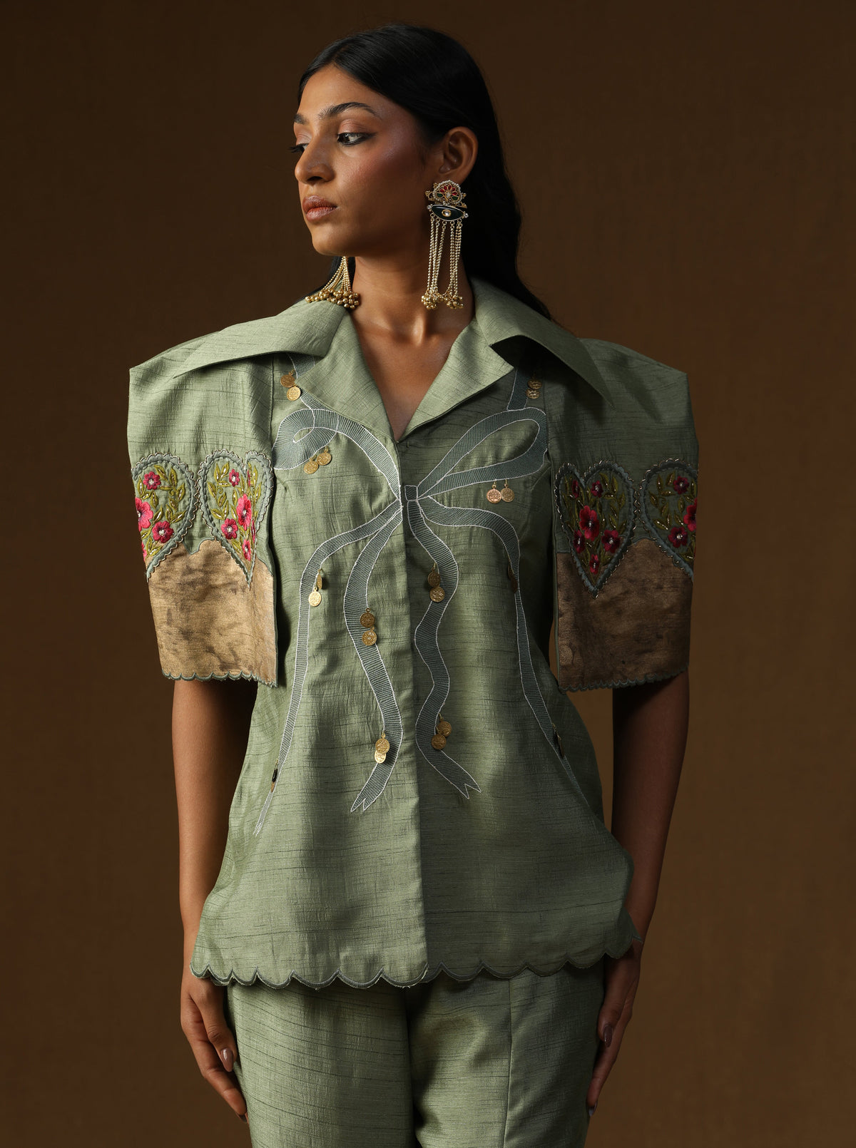 Chitra Pista Noor – The Artisan Rooh Co-ord Set