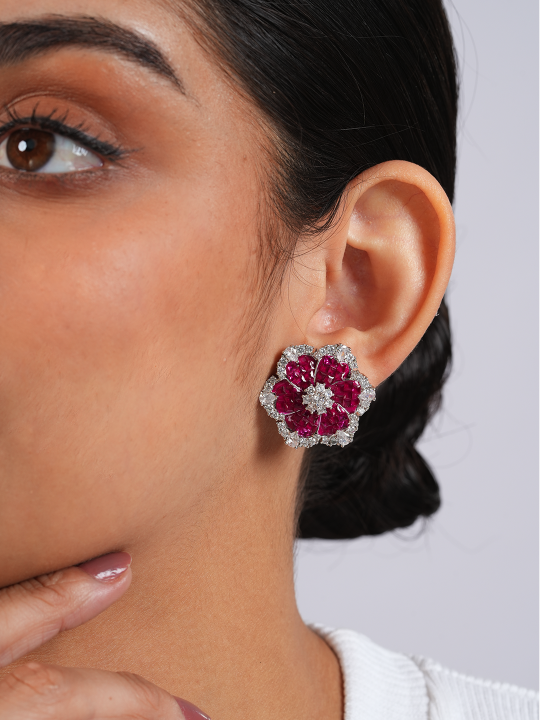 Ruby Bloom Studs