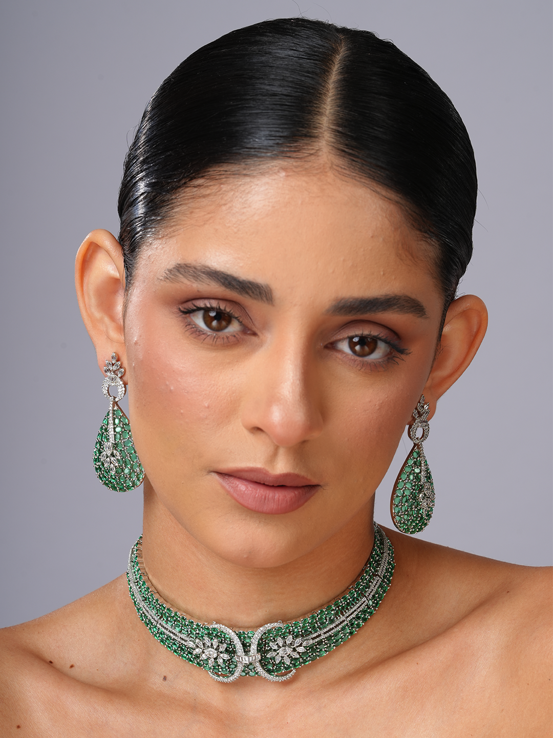 Emerald Illusion Necklace