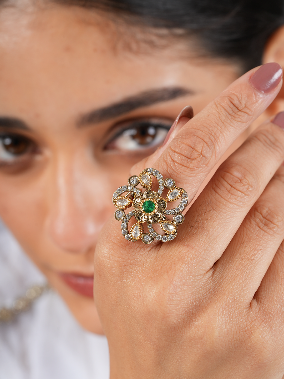 Twisted Petal Ring