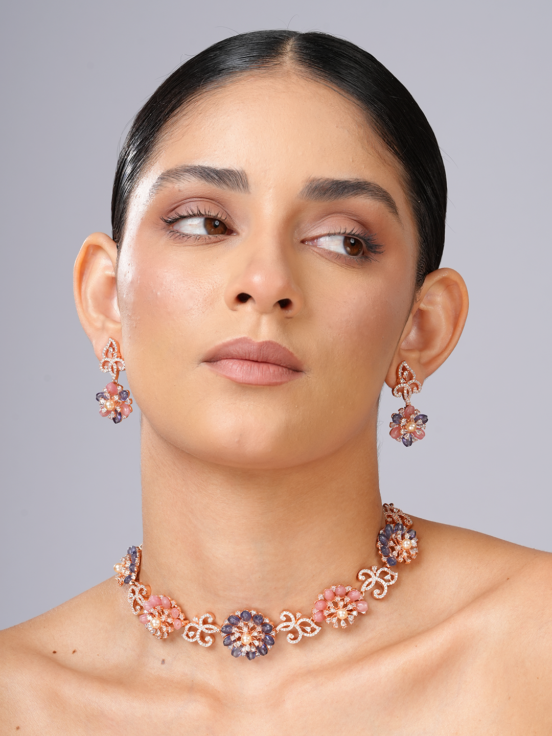 Blush Noir Necklace