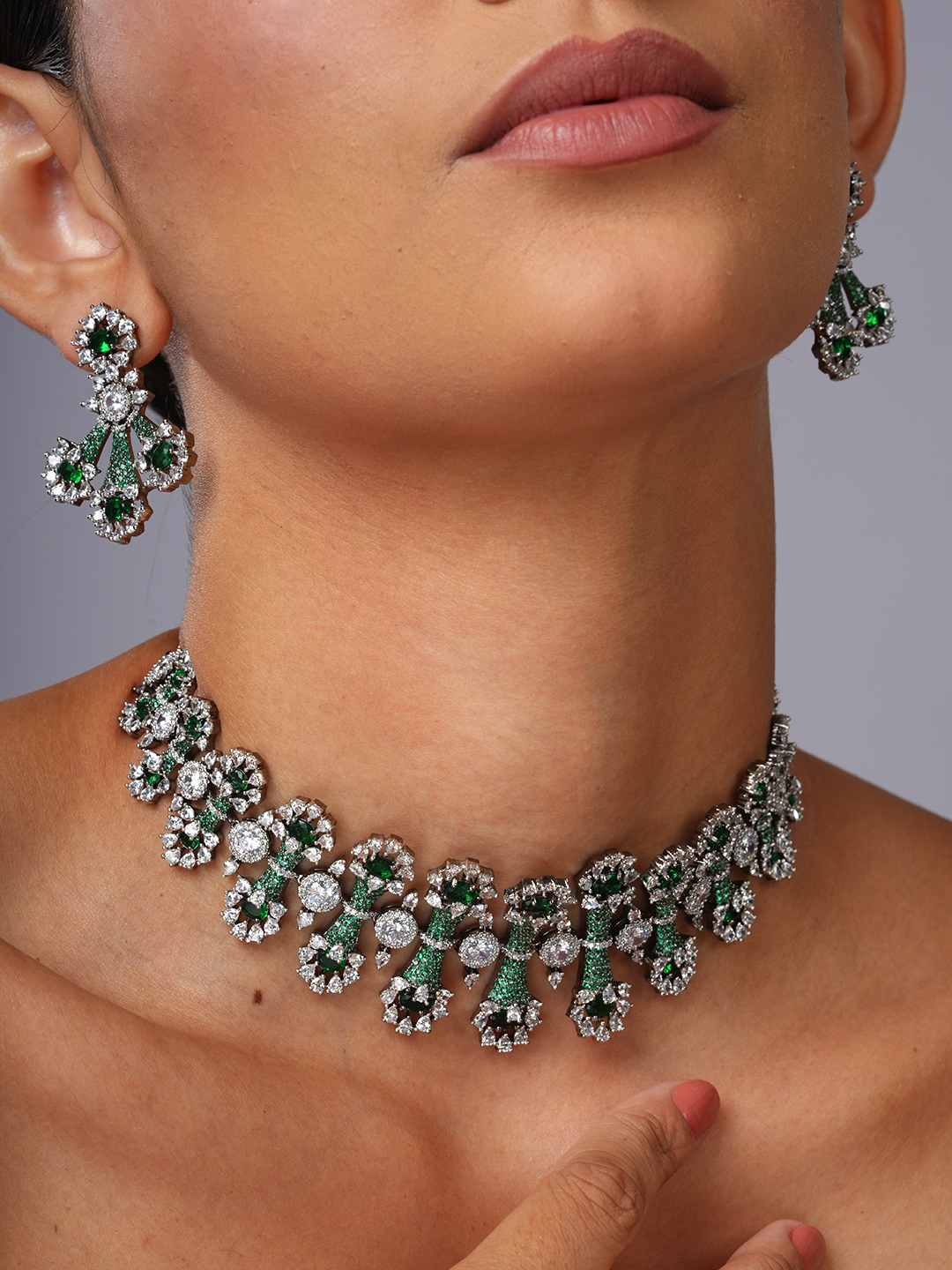 Emerald Cascade Necklace
