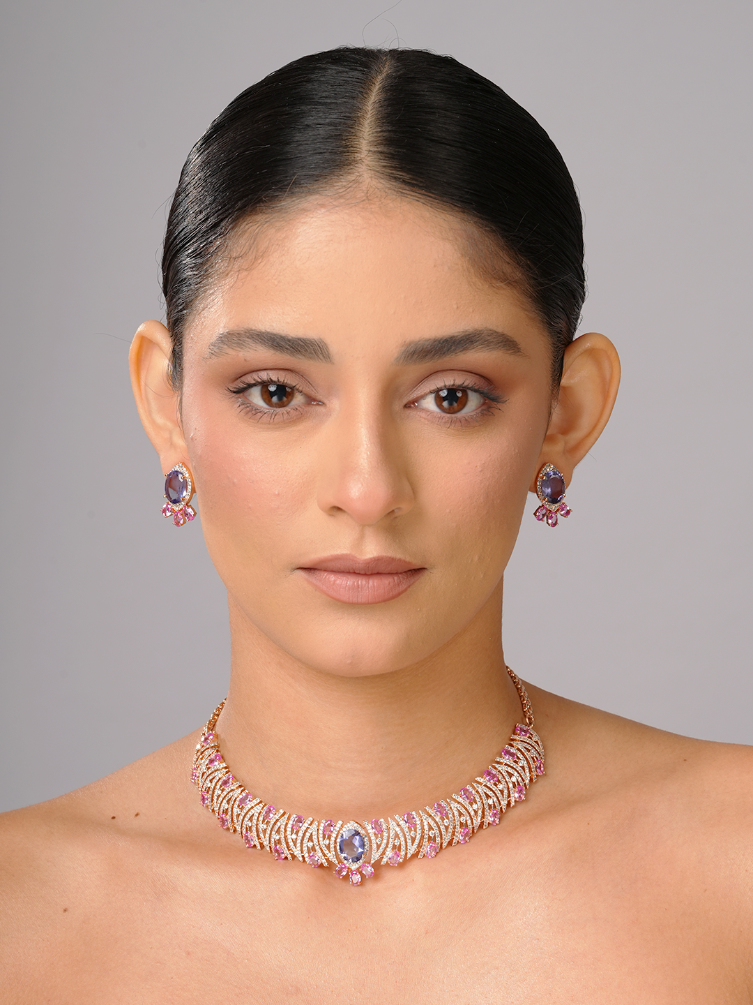 Blush Arc Necklace