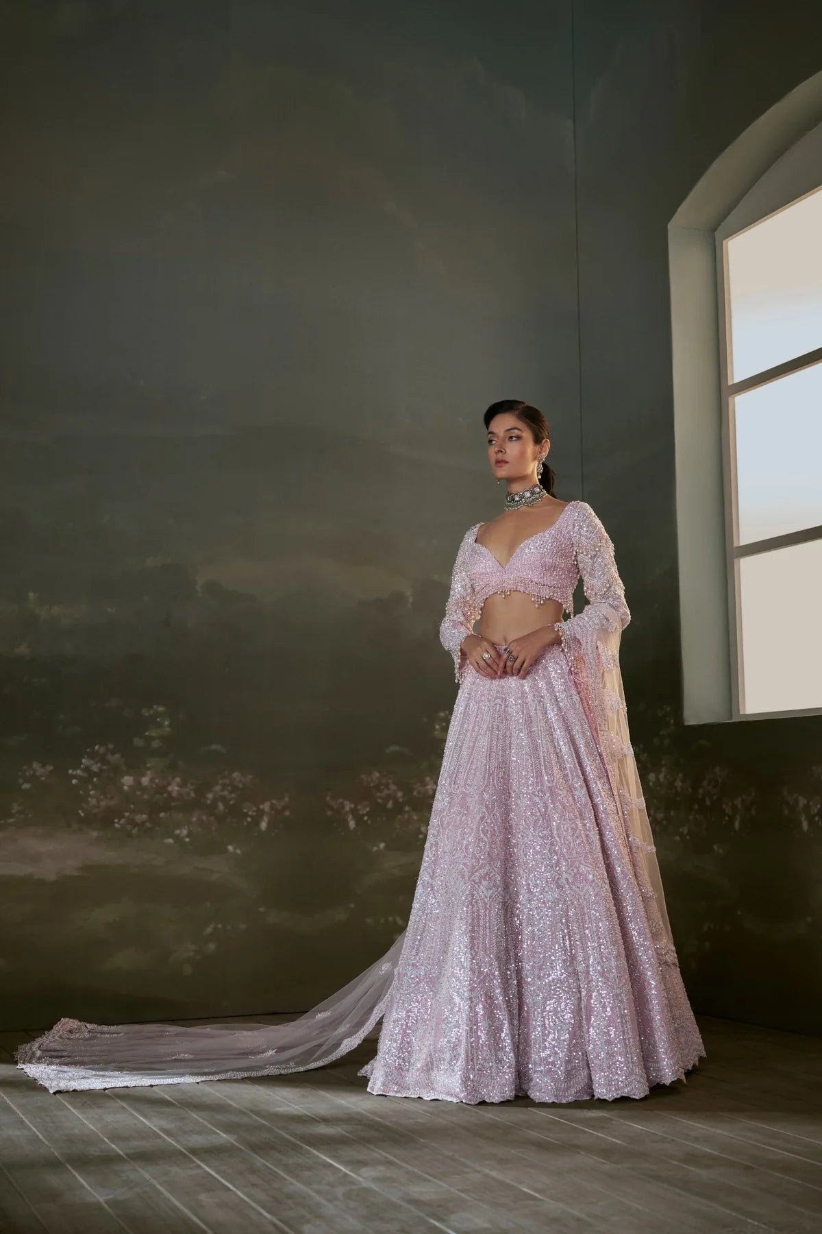 Pink  Lehenga Choli Set