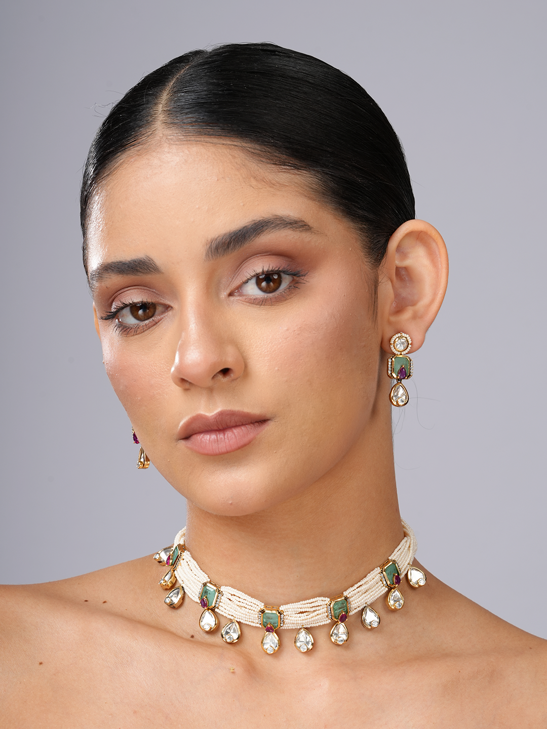 Pearl Mosaic Necklace